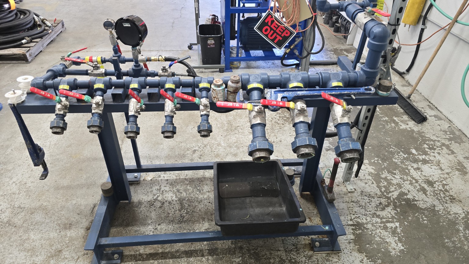 INVICTUS shop manifold station used for testing below 2,000 PSI